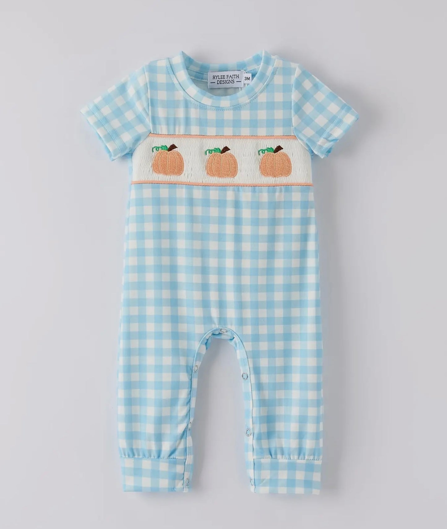 Pumpkin Patch Boy Romper