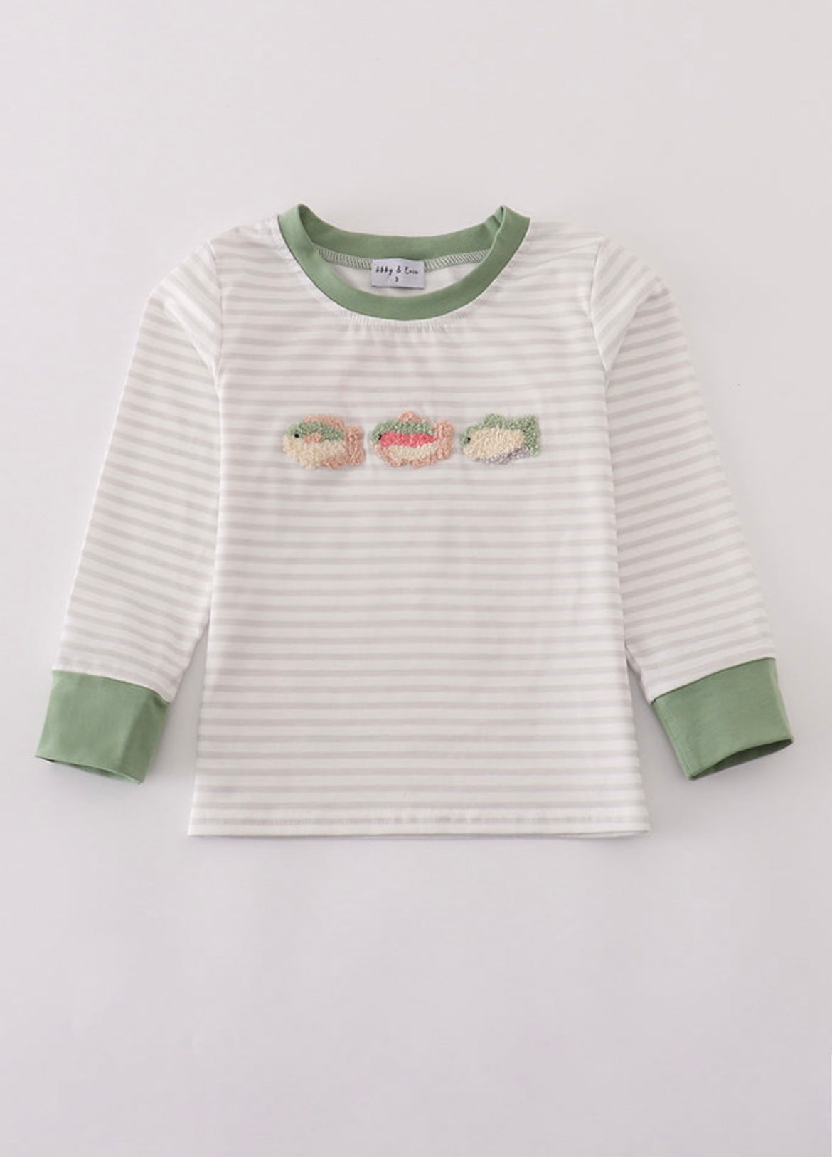 Fish French Knot Long Sleeve Shirt
