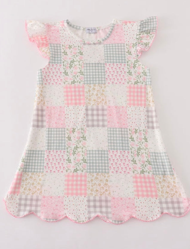 Pastel Patchwork Dress