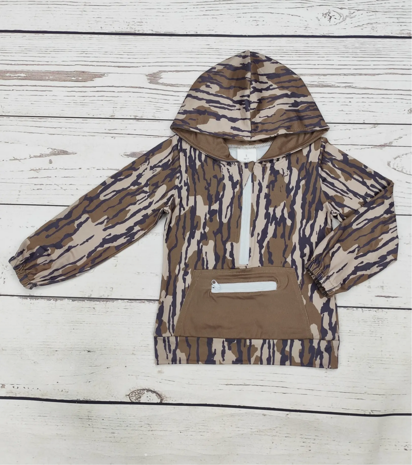 Bottomland Camo Pullover
