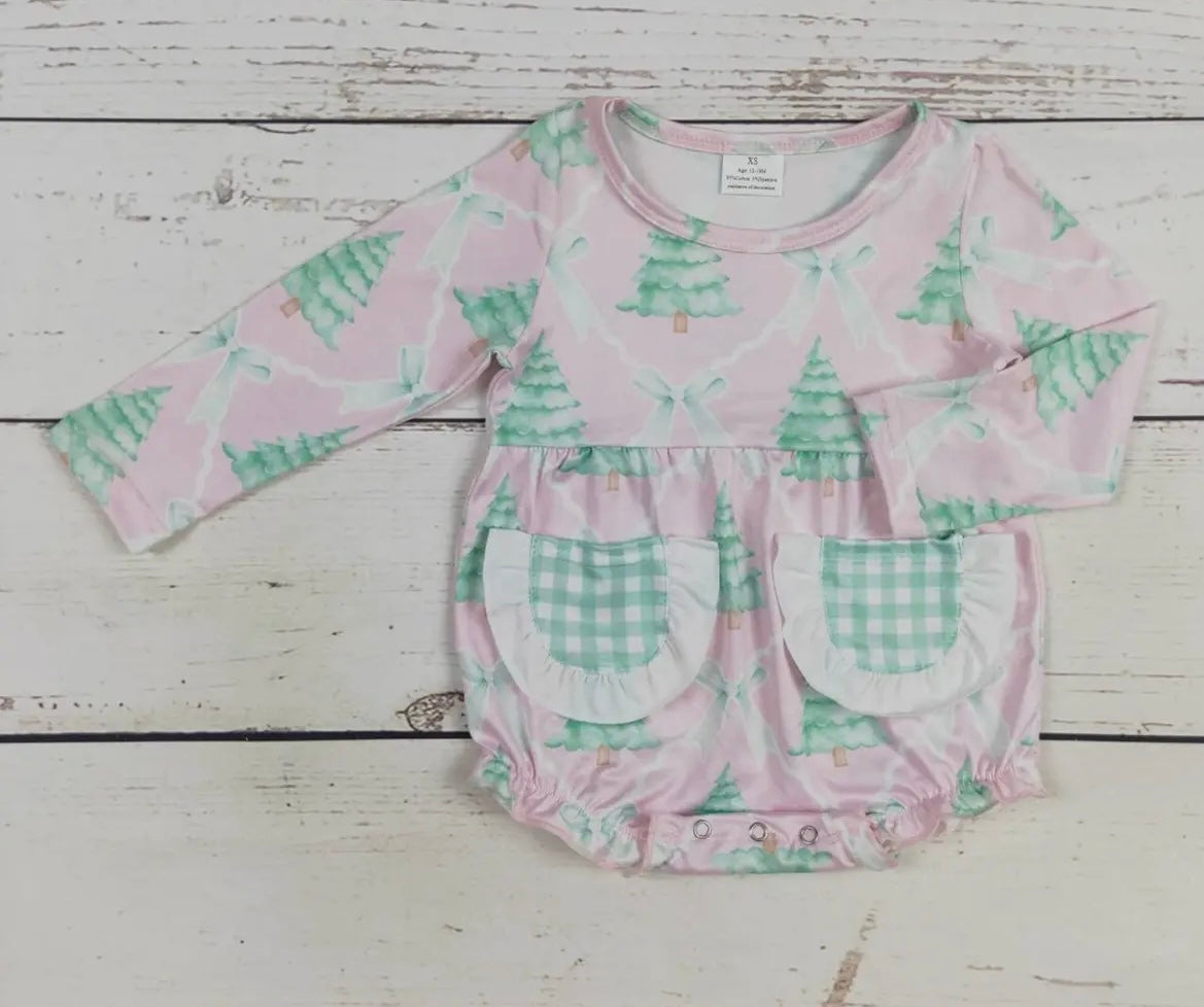 Baby Pink Christmas Tree Bubble