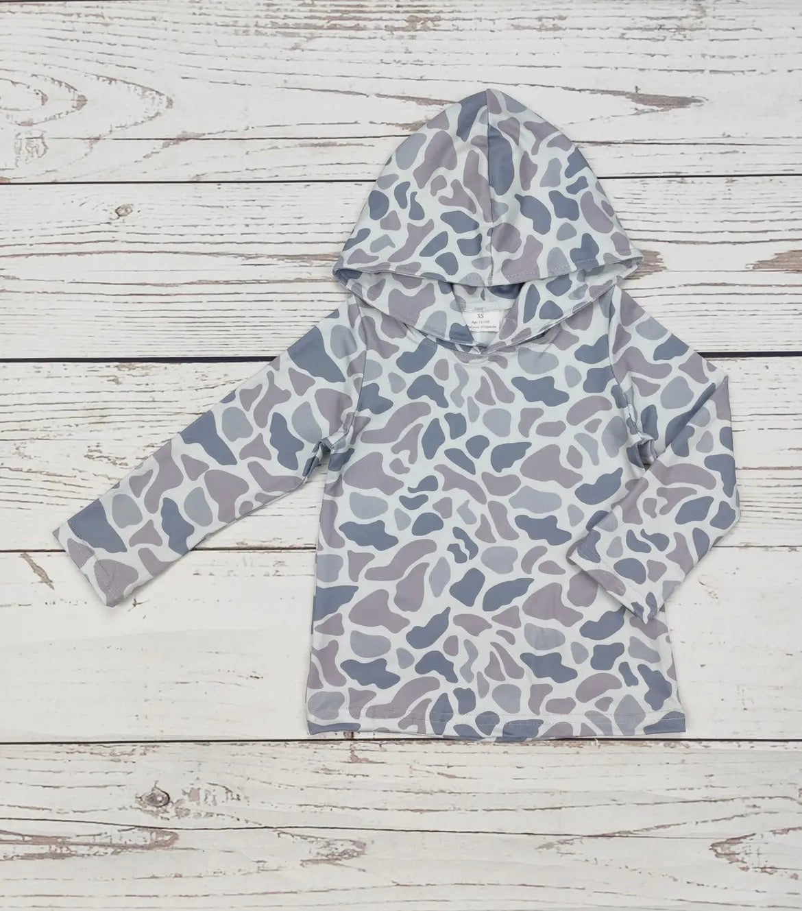 Gray camo hoodie