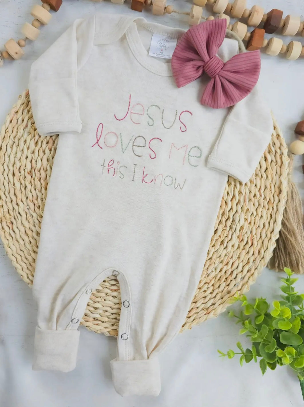 Jesus Loves Me Romper