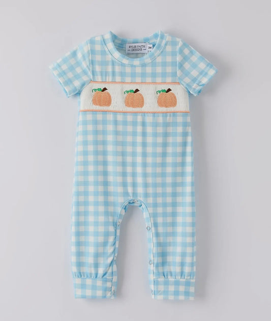 Pumpkin Patch Boy Romper