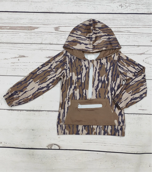 Bottomland Camo Pullover