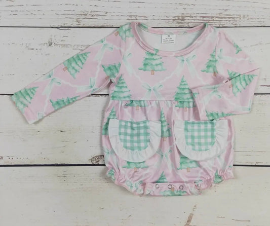 Baby Pink Christmas Tree Bubble