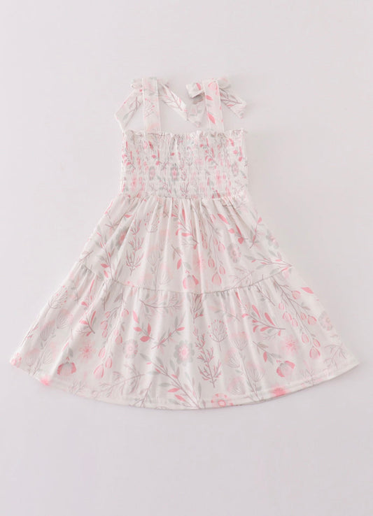 Blush Meadow Smocked Dress