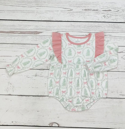 Bow Christmas tree bubble