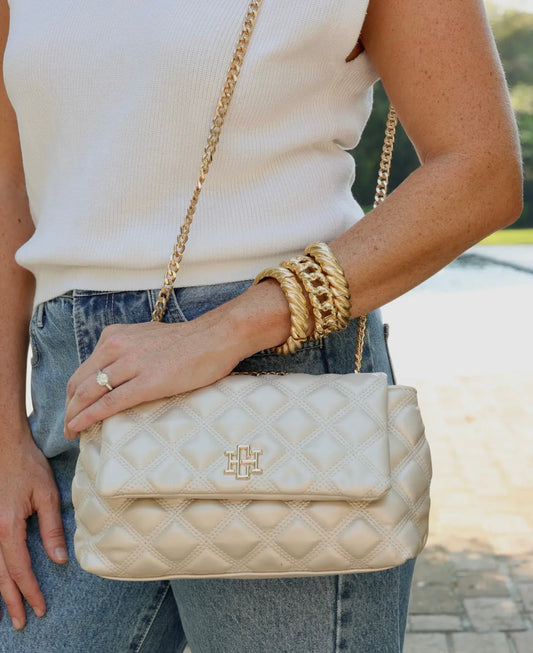 Leigh Quilted Crossbody